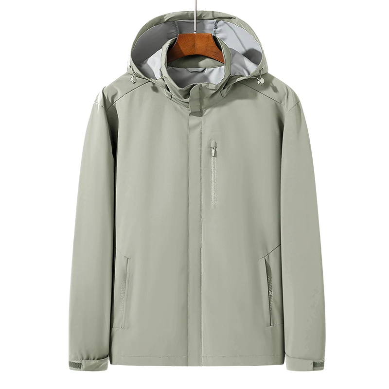 

Куртка BoJsd Мужская тонкая, стильная дышащая свободная Спортивная одежда для отдыха, ветрозащитная эластичная ветровка, пальто на весну-осень
