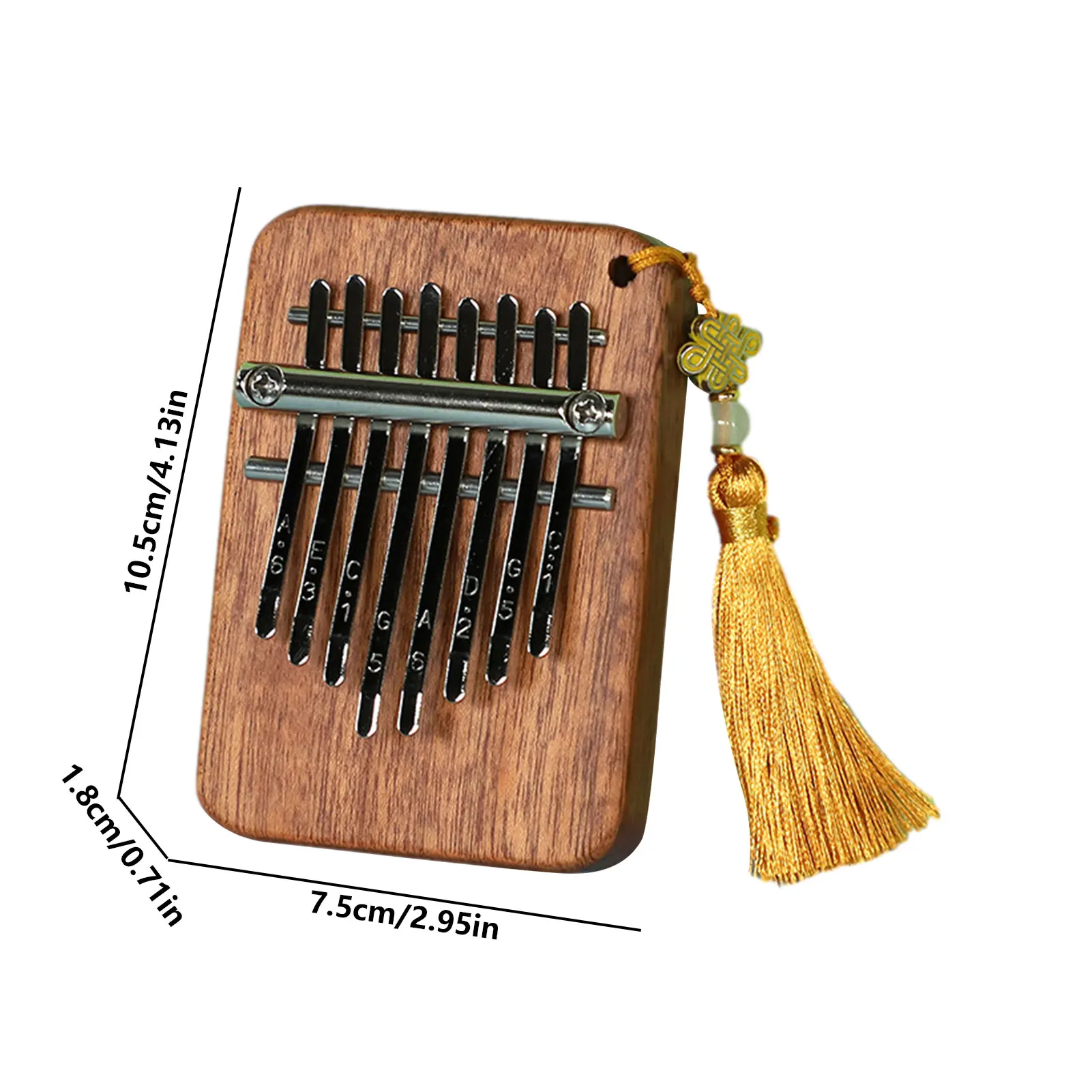 Kalimba Thumb Piano 8 Key Alto Mini Kalimba Instrument Portable Mbira Finger Piano Finger Instruments Decorative Cute For Kids