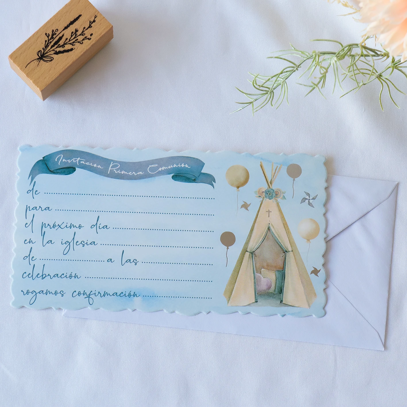 Lote de convites de comunhão de 10 a 60 para meninos ou meninas, 4 modelos,  com envelope branco, cartões para convidados de comunhão, lembranças de  comunhão, loja Regalantes - AliExpress, image size:1417x1417