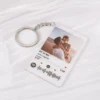 Custom Spotify Code Acrylic Music Board Keychain Personalised Spotify Scan Code Key Chain Plaque Anniversary Photo Gift For Her 1