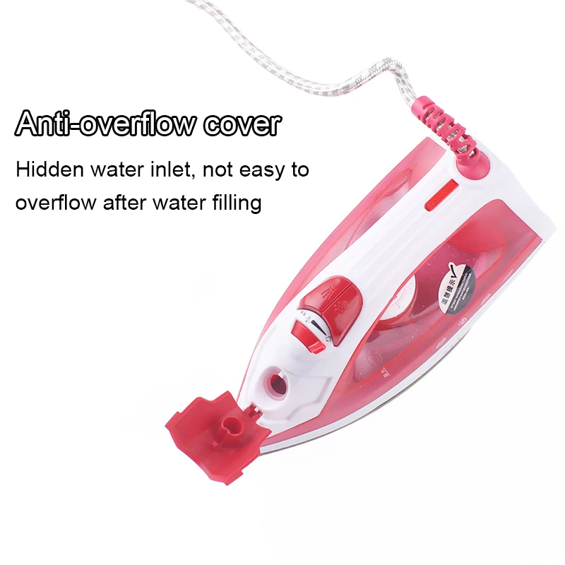 JIQI Handheld Garment Steamer Electric Steam Iron Soleplate Wet&Dry Laundry Ironing Machine Mini Travel Clothes Wrinkle Removal 5