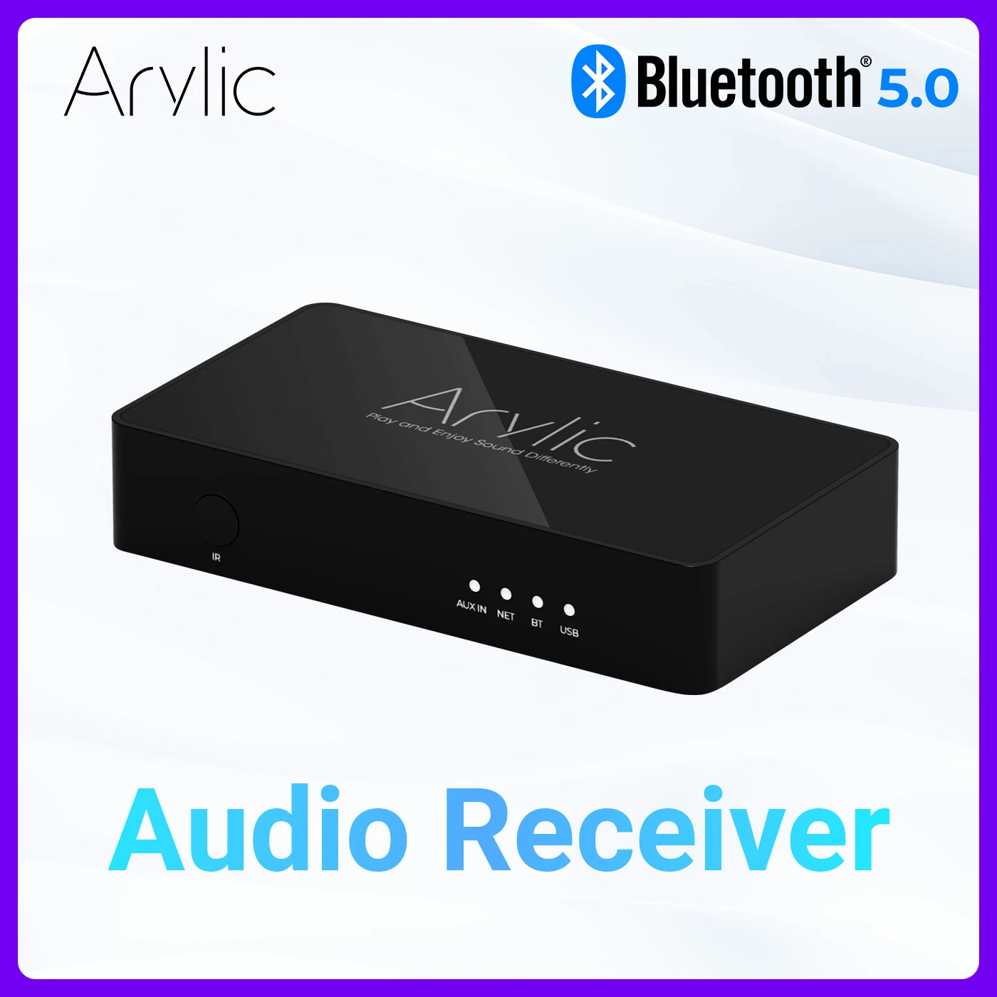 Arylic S10+ AirPlay Audio Receiver - WiFi & Bluetooth Multiroom Streamer With Optical Out, For Spotify, Tidal, Etc.