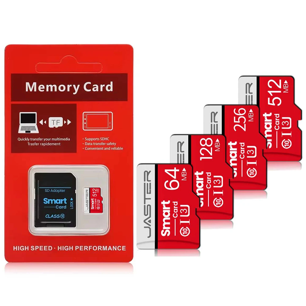JASTER Micro SD Memory Card Small Capacity, 64MB 128MB 256MB 512MB, Micro Card Storage