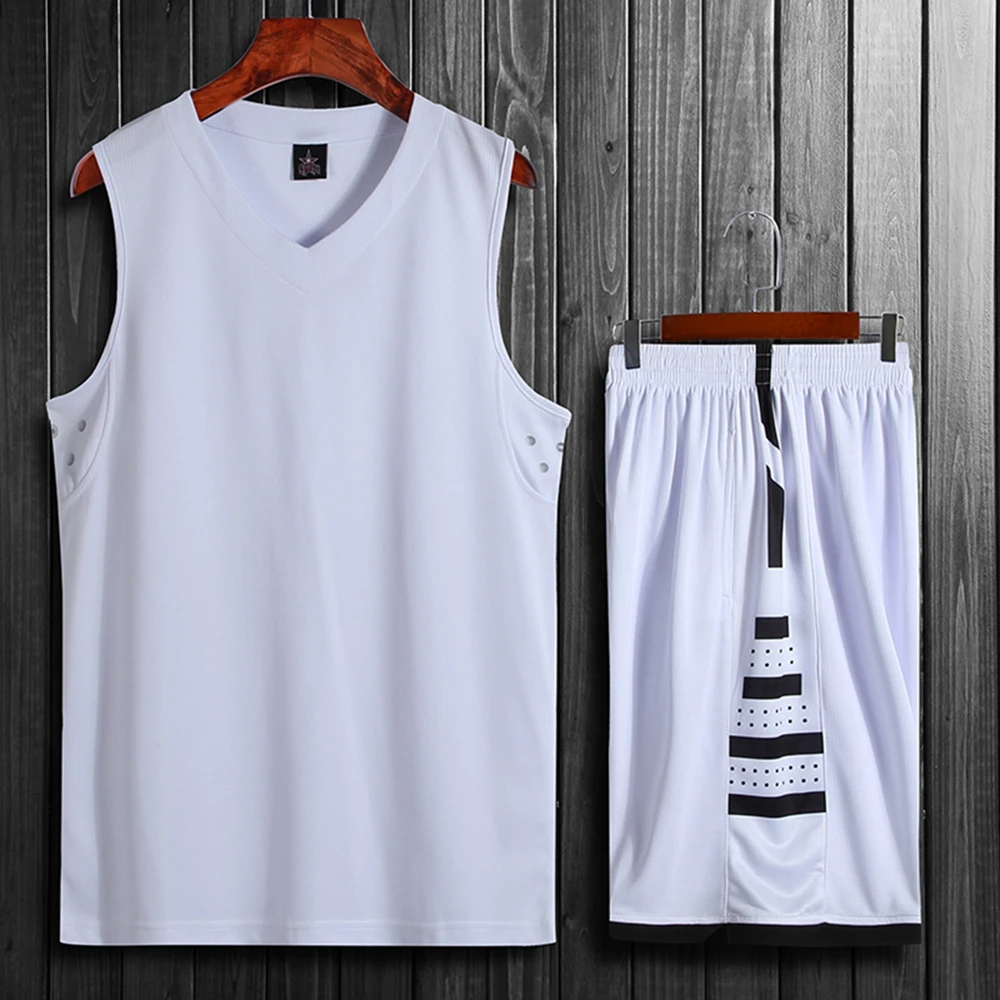 Summer Sleeveless Vest Sports Shorts Set Breathable Pants Fitness Competition Training Basketball Suit Foreign T-Shirt Customiza summer men s set tank top cool sports men s fashion running fitness tank tops set sleeveless casual t shirts men clothing