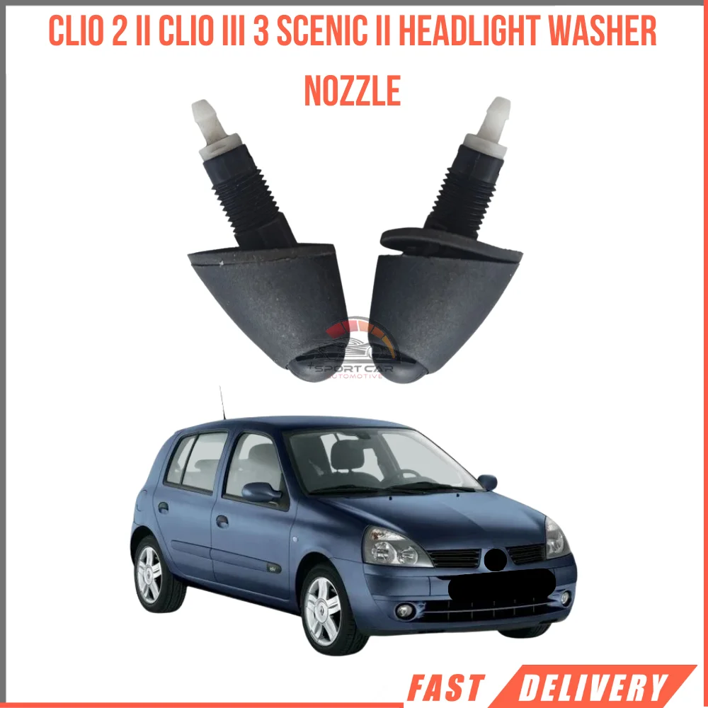 Für clio 2 ii clio iii 3 scenic ii scheinwerfer wasch düsens atz 2  