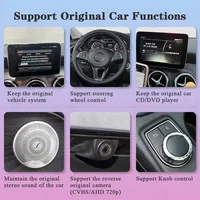 Wireless Carplay Android Auto Becker Module For Mercedes Benz A B C E CLA GLA GLK ML Sprinter NTG4.5 with Bluetooth Navigation 4