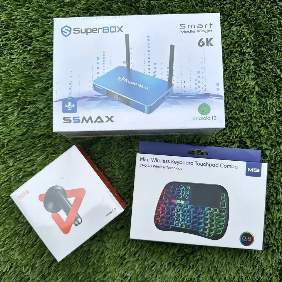 

BRAND NEW SUPERBOX S5MAX PRO,BUY 2 GET 1 FREE.