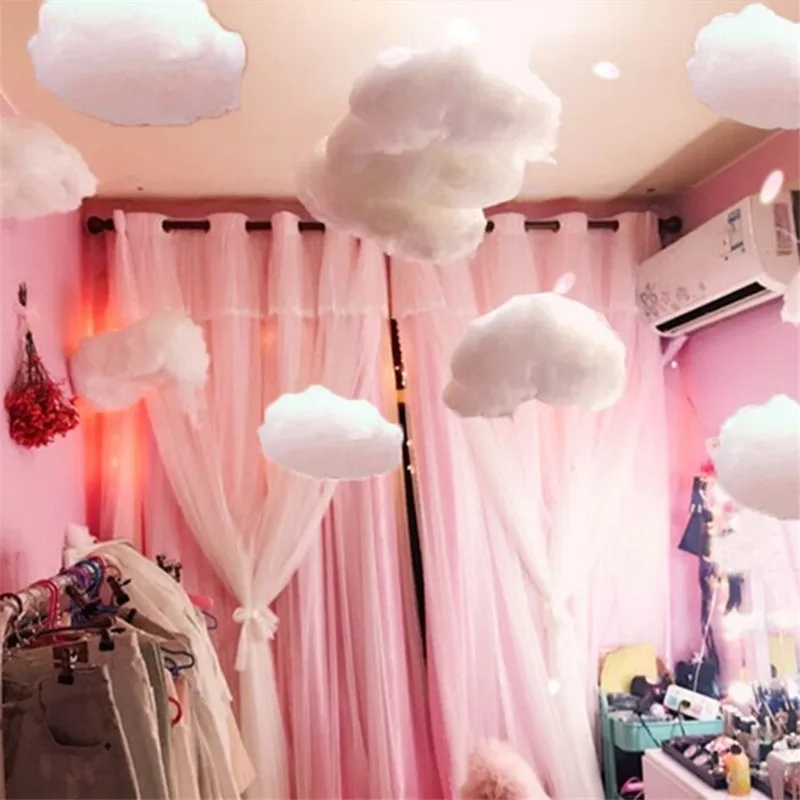 Clouds Decorations For Ceiling Cotton Simulation Hanging - Temu