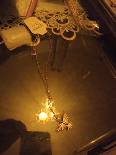 18K Gold Phoenix Pendant Necklace | Vintage Symbol of Grace photo review