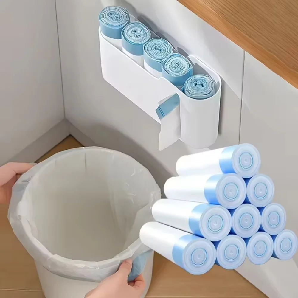 18 Rollen 270 Stück/Set Müllbeutel 45x50cm Kotbeutel Geeignet für Selbstreinigende Katzentoilette Küche Bad Reinigungszubehör – Detail 18