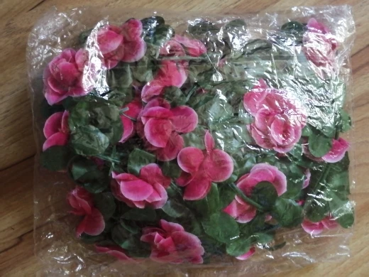 Guirlande de fleurs roses photo review