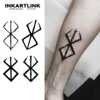 Berserker Temporary Tattoo,Lasts To 15 Days New Technology Magic Waterproof Semi Permanent Sticker. 1
