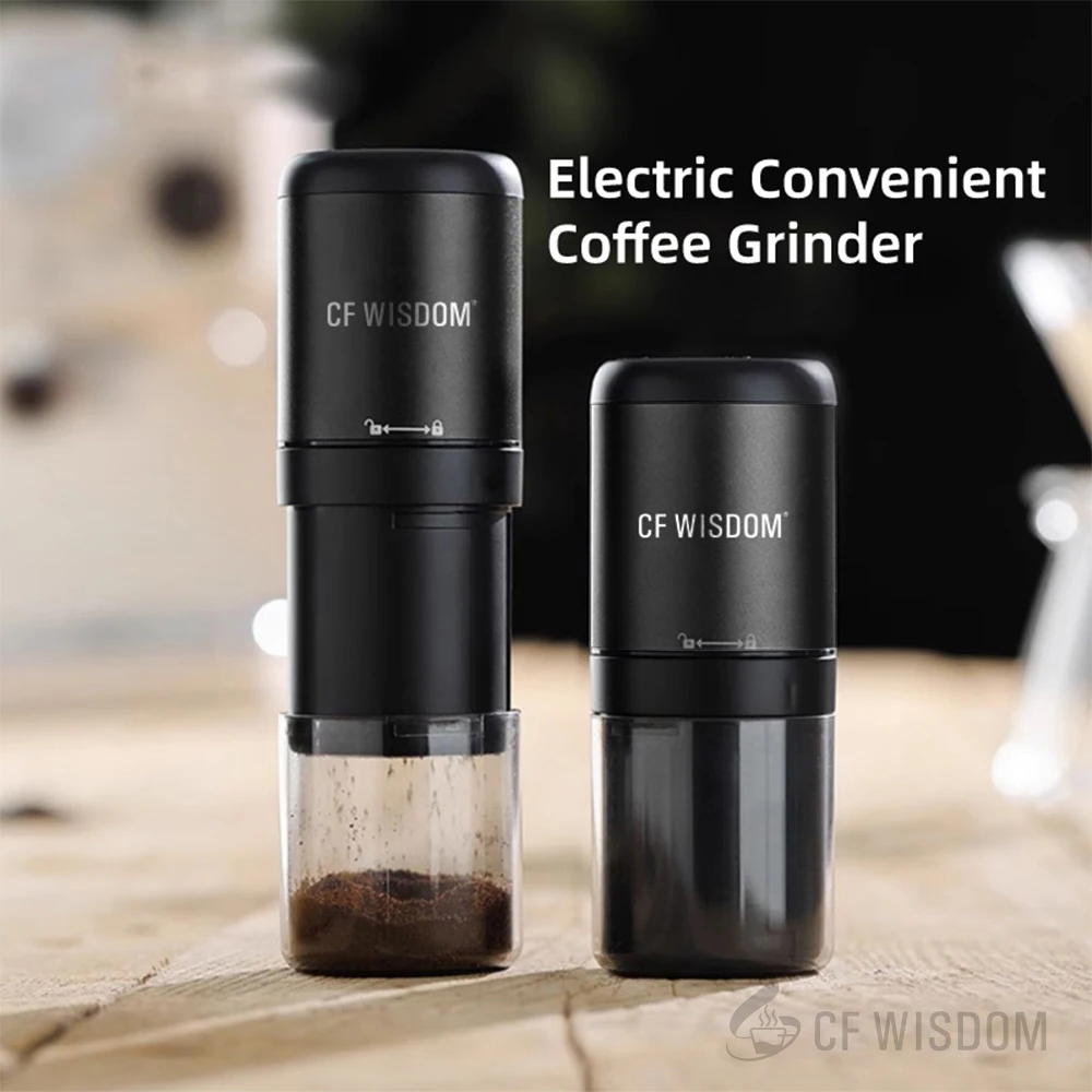 CF WISDOM Electric Coffee Grinder - مطحنة قهوة كهر...
