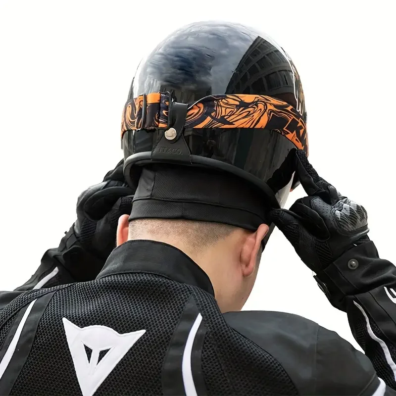 Summer Unisex Quick-dry Motorcycle Bicycle Breathable Hat Helmet Inner Liner Cap Outdoor UV Protection Hat Balaclava Cycling Cap