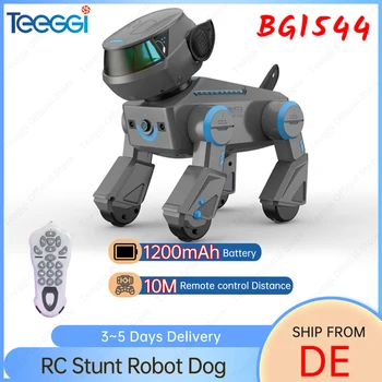 Teeggi BG1544 Intelligente RC Robot Cane Multifunzione RC Cane Meccanico 2.4G Giocattolo Educativo Elettrico Bionic Smart Robot Giocattolo Regalo