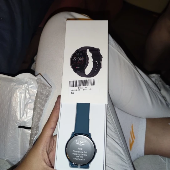 Reloj inteligente LIGE para hombres y mujeres, pantalla completamente táctil, llamada Bluetooth, reloj inteligente resistente al agua, rastreador de actividad/deporte, relojes para Android iOS photo review