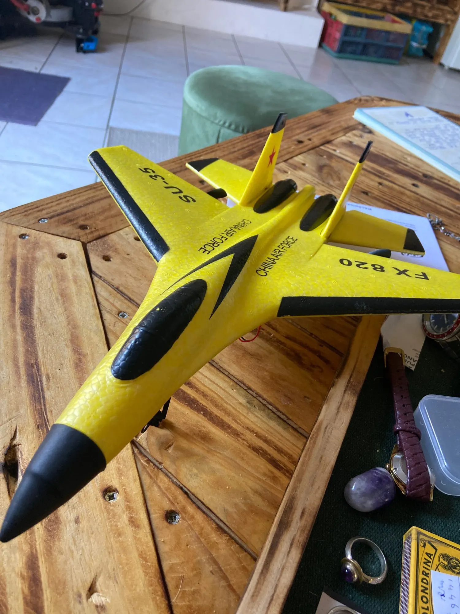 Attachment image review on RC Foam Aircraft SU-35 Plane 2.4G Radio Control