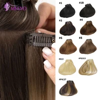 Extensions de cheveux à clipser, cheveux humains, mèches colorées # Extensions de cheveux humains brésiliens lisses à clipser 4/27, 16-26 pouces, couleur naturelle 1