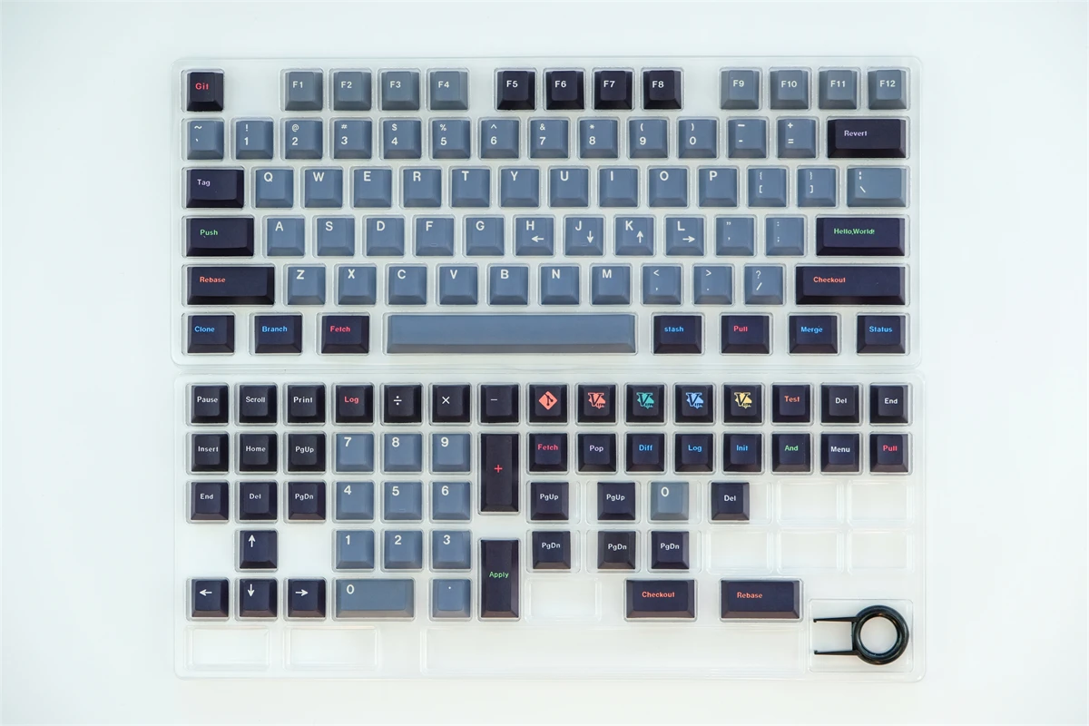 Keycap, PBT, Sublimação Dye, Teclado Mecânico, Interruptor MX, 1.75U, 129 Chaves