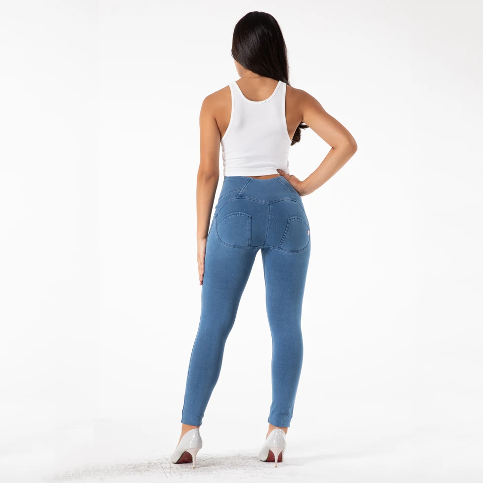 Shascullfites Butt Lift Mom Jeans Denim Stretchable Ladies High Rise Chic Women's Comfort Jeans Full Length