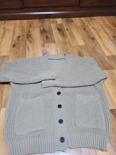 Women's V-Neck Cardigan Sweater Coat photo review