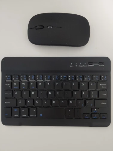 Compact Rechargeable Bluetooth Keyboard-Mouse Combo for All Devices photo review