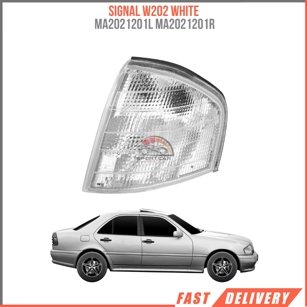 

FOR SIGNAL W202 WHITE MA2021201L MA2021201R HIGH QUALITY CAR PARTS AT AFFORDABLE PRICE FAST SHIPPING