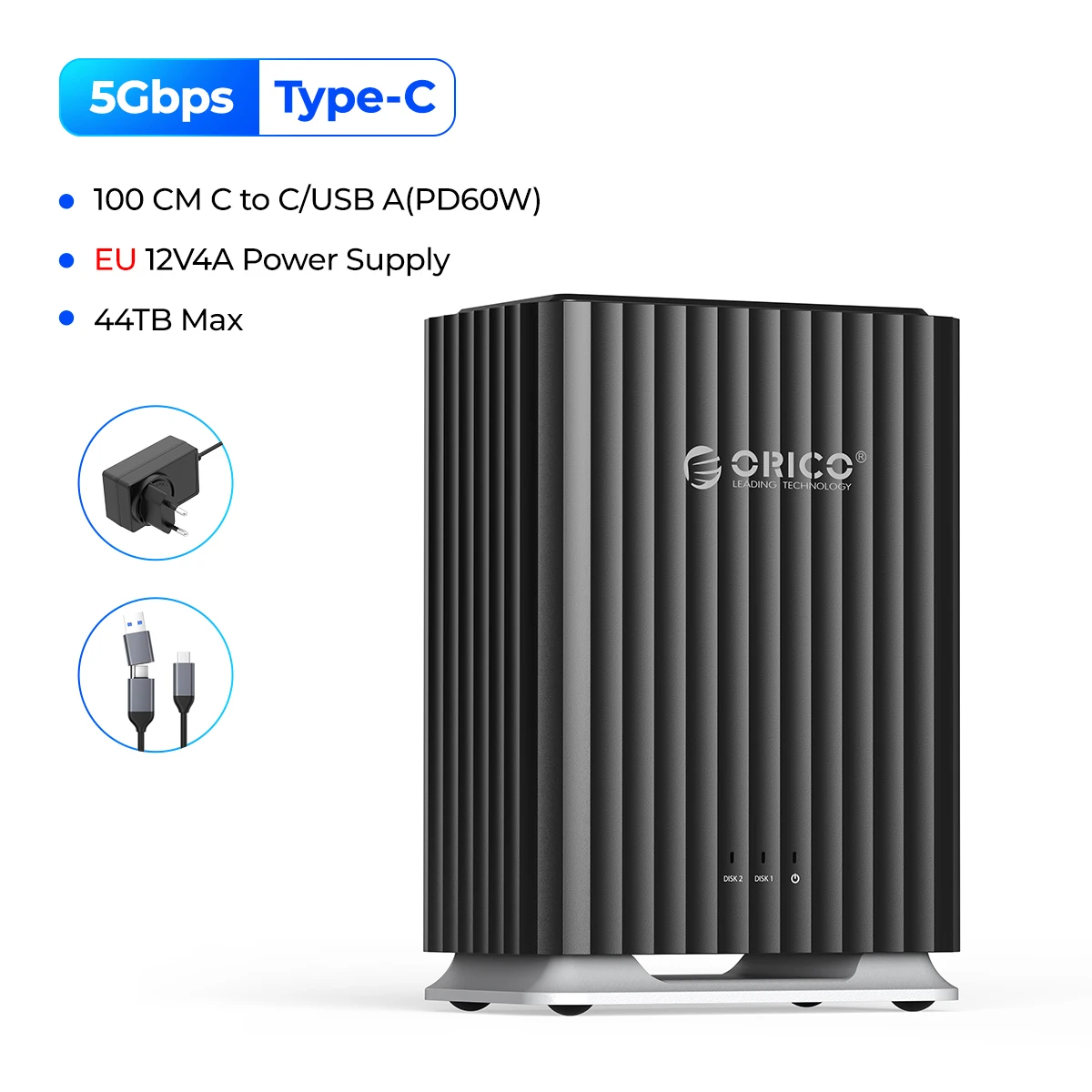 ORICO HDD ケース 2台 22TB*2 USB 3.1 Type-C Amazon.com: ORICO 2.5'' Hard Drive Enclosure Type-C USB 3.1