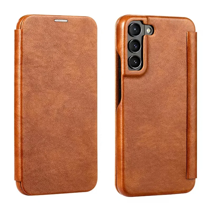Gs50 Double Sided Leather Antislip Phone Case Applicable To A Variety Of Models Leather Mobile