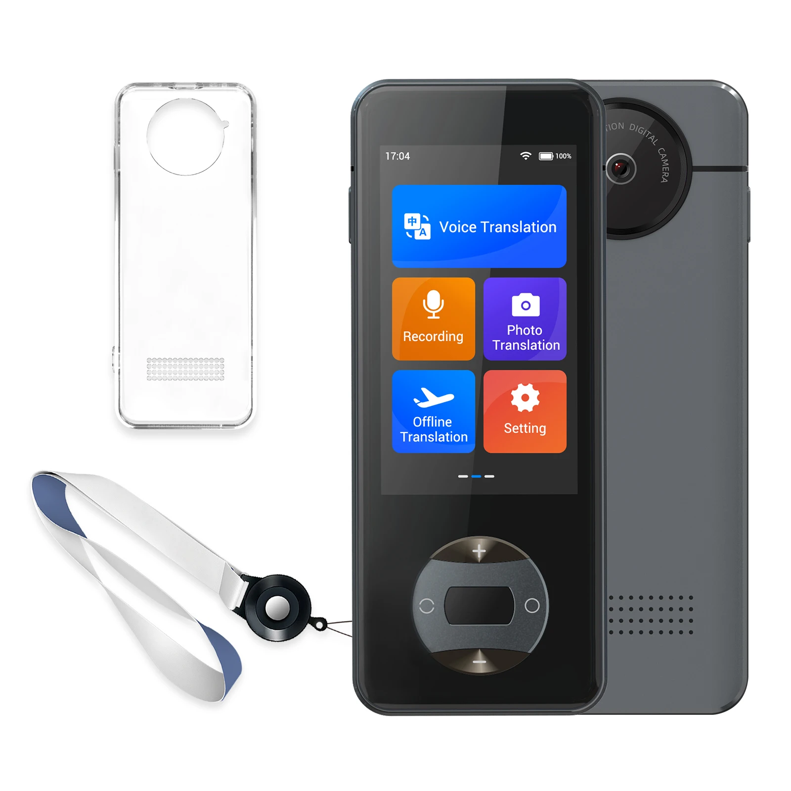 Wooask W10 Translator 144 Languages Instant Offline Voice Translator Device 98% Accuracy Ideal for Travel Business