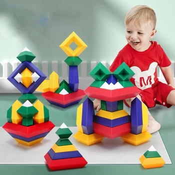 3D Pyramid Building Blocks Set 1