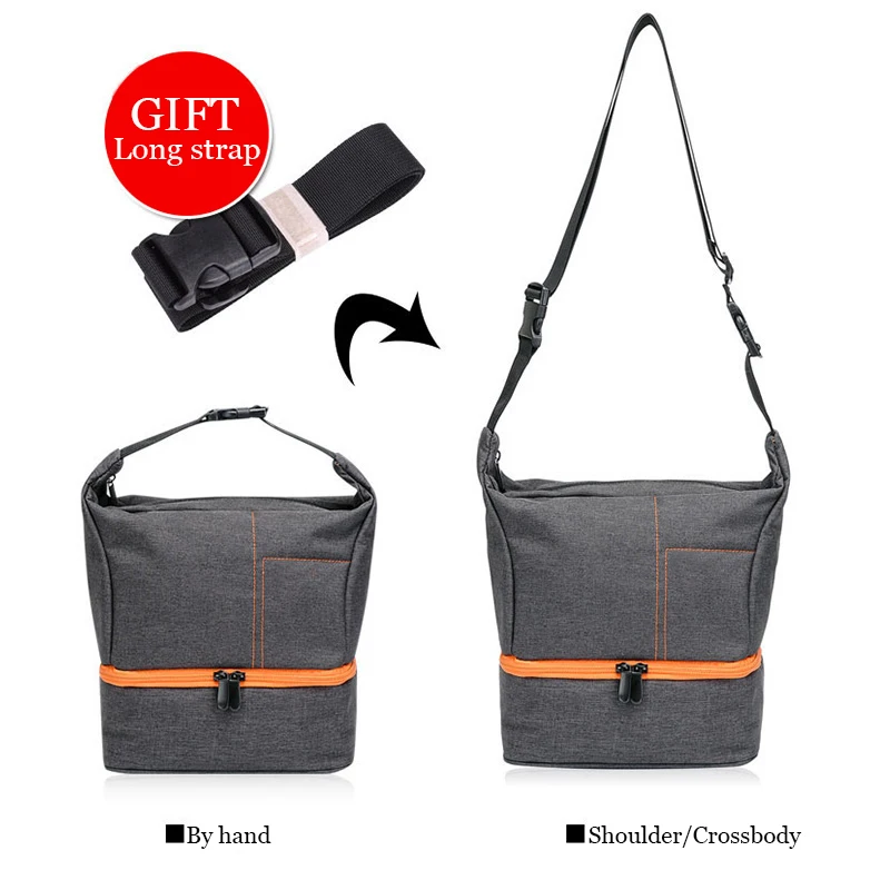 JINNUOLANG 야외 사진가용 고품질 슬링백, DSLR 카메라 숄더백, 니콘  캐논 사진 장비