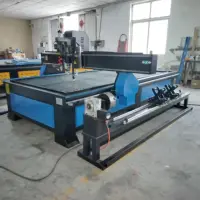 2024 Jinan Cheap Cnc Plasma Cutter 1325 1530 Cnc Plasma Cutting Machine Fiber Laser Cnc Plasma Cutting Tables With Drilling head 2