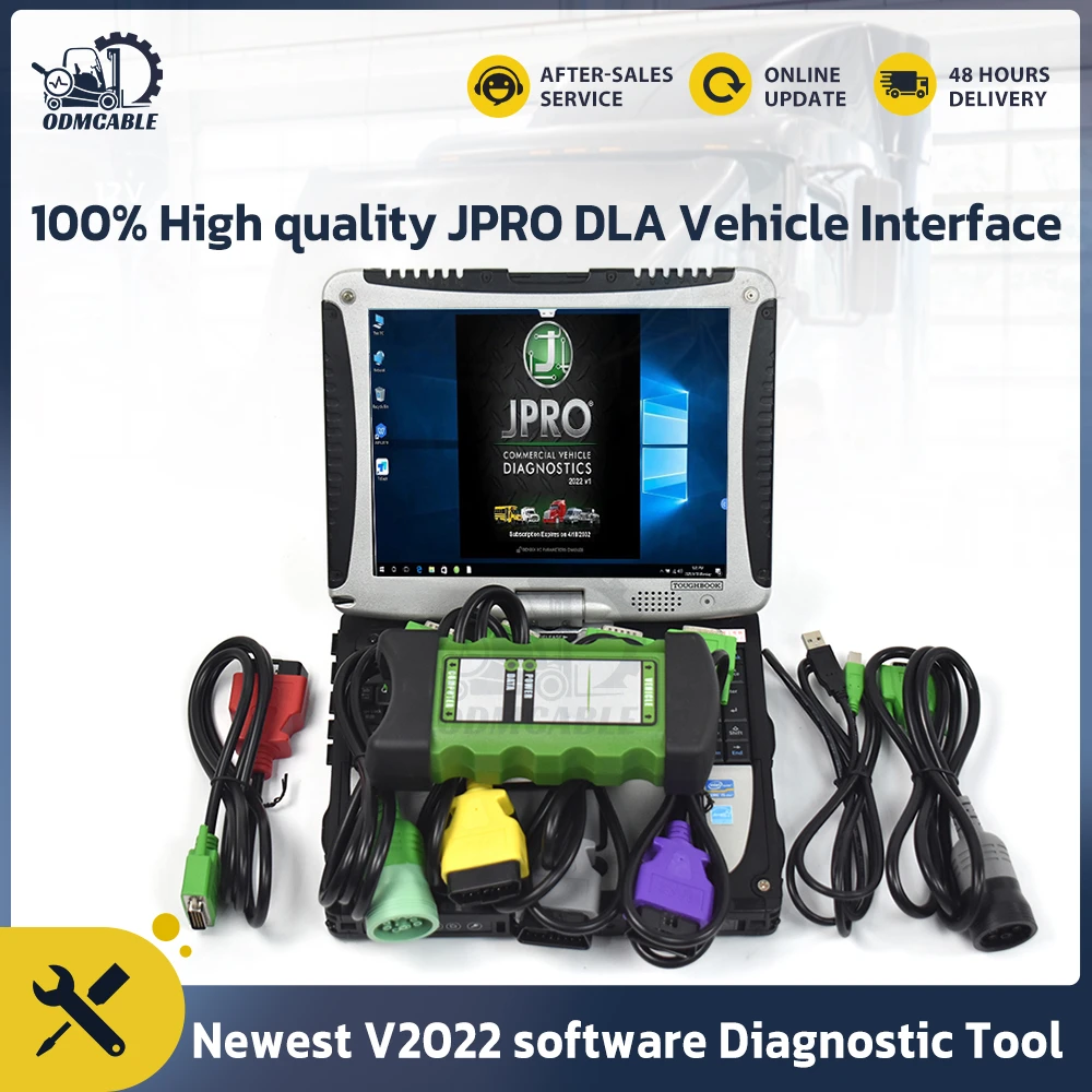 For Jpro Commercial Diagnostics 2022 V1 With Noregon Jpro Dla 2.0 Adapter  Kit With Cf19/cfc2 Laptop - Diagnostic Tools - AliExpress