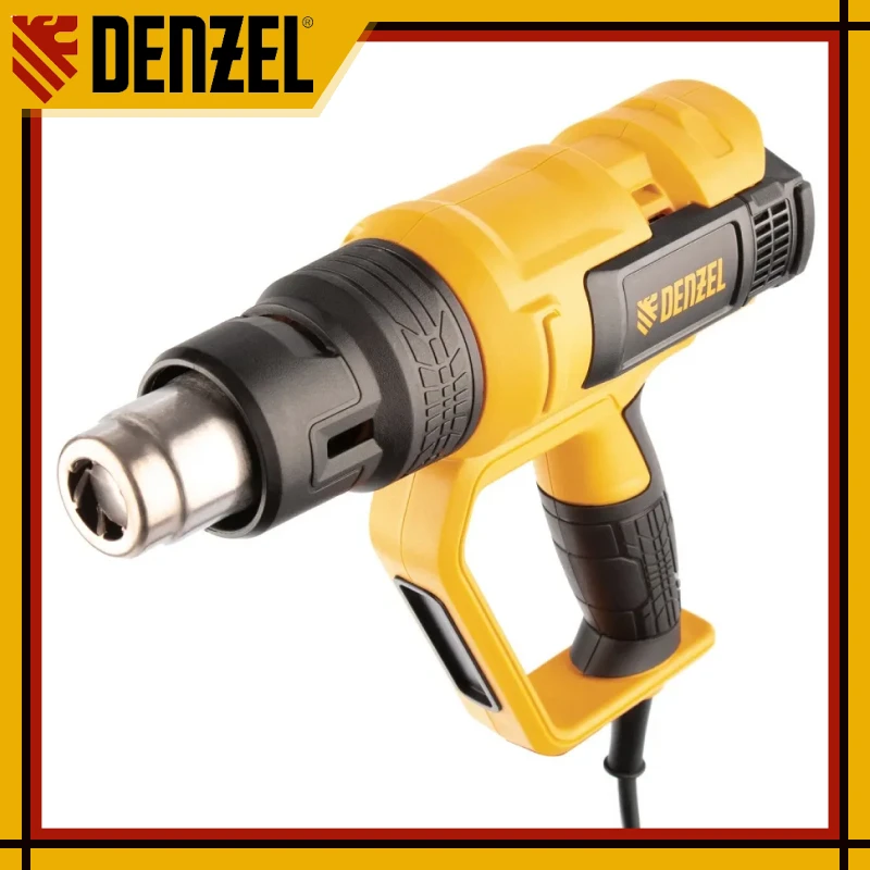 Фен технический HG-2000E, 2000 Вт, 2 режима, LCD дисплей Denzel 28007