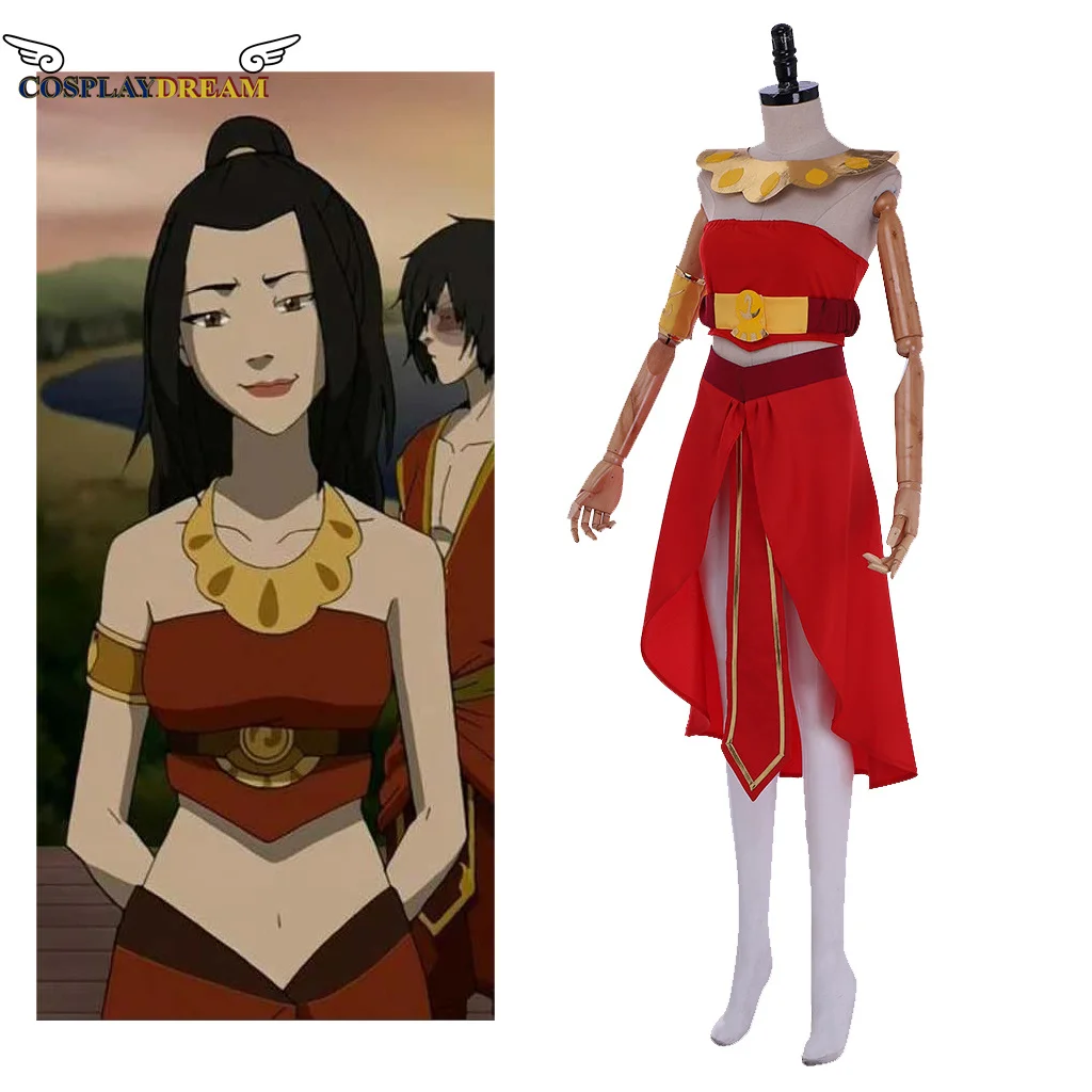 Avatar The Last Airbender Azula Cosplay Costume Sexy Wrap Bust and Skirt  Accessories Ladies Halloween Azula Cosplay Costume - AliExpress