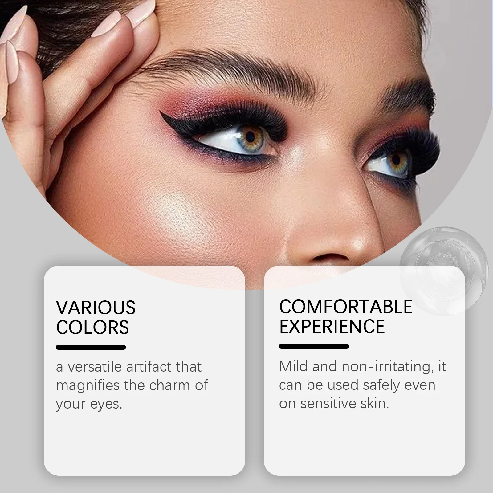 EELHOPE Multi Color Eyeliner Gentle Eye Makeup Non-irritating Lasting Eyeliner Waterproof Mild Portable Makeup Eyeliner