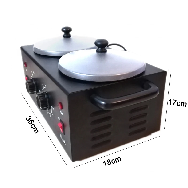 Dual Wax Pots Professional Electric Wax Heater Machine Parrafin Waxing Machine for Hair Removal Facial Skin Body SPA Salon wax heater,hair removal wax,hair removal tool,beauty wax