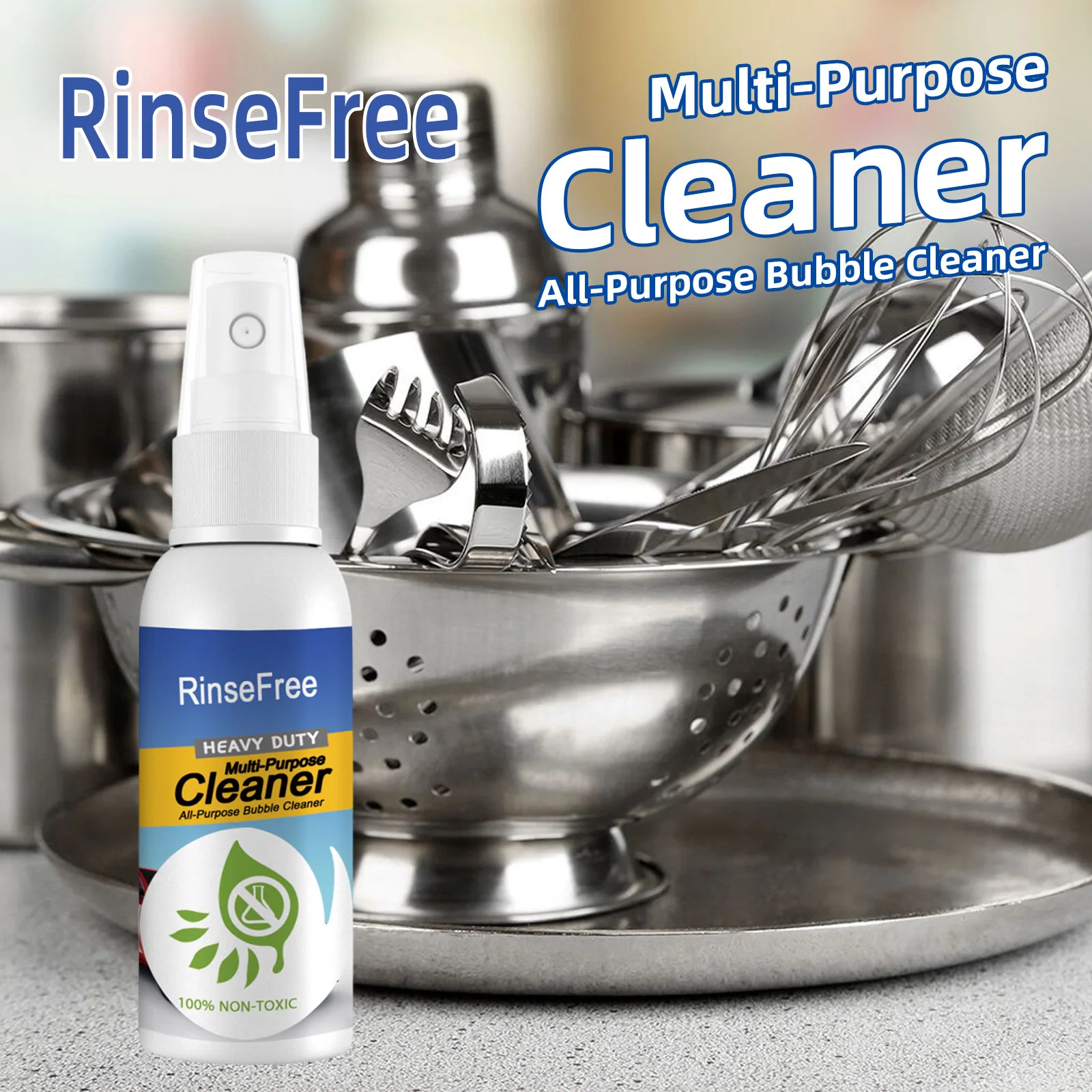 Heavy Duty Oil Cleaner Foam For Kitchen Cooktop Grill Oven