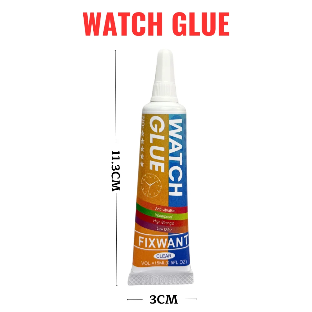 FIXWANT 15ml Transparent Glass Screen Repair Glue Waterproof Soft Small Gap DIY Jewelry Inlay Special Watch Glue