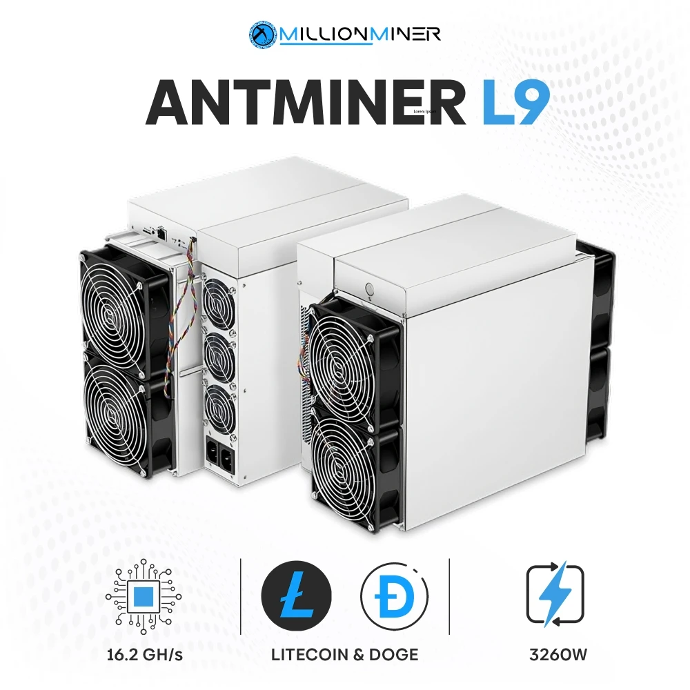 BN Buy Bitmain Antminer L9 (16,2Gh) Scrypt (DOGE/LTC) Miner, 2 Get 1 무료