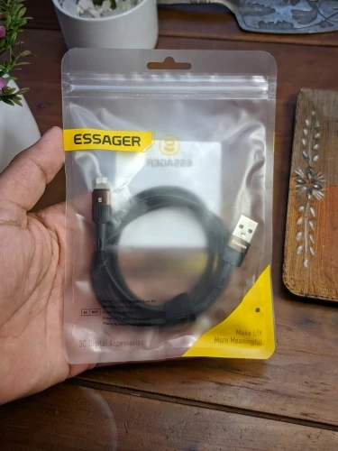 Essager Fast Charging For iPhone Usb Cable 11 12 13 Pro Max Mini Xs Xr X SE 8 7 6 Plus 6s 5 5s 2.4A Wire For iPhone Charger Cord photo review