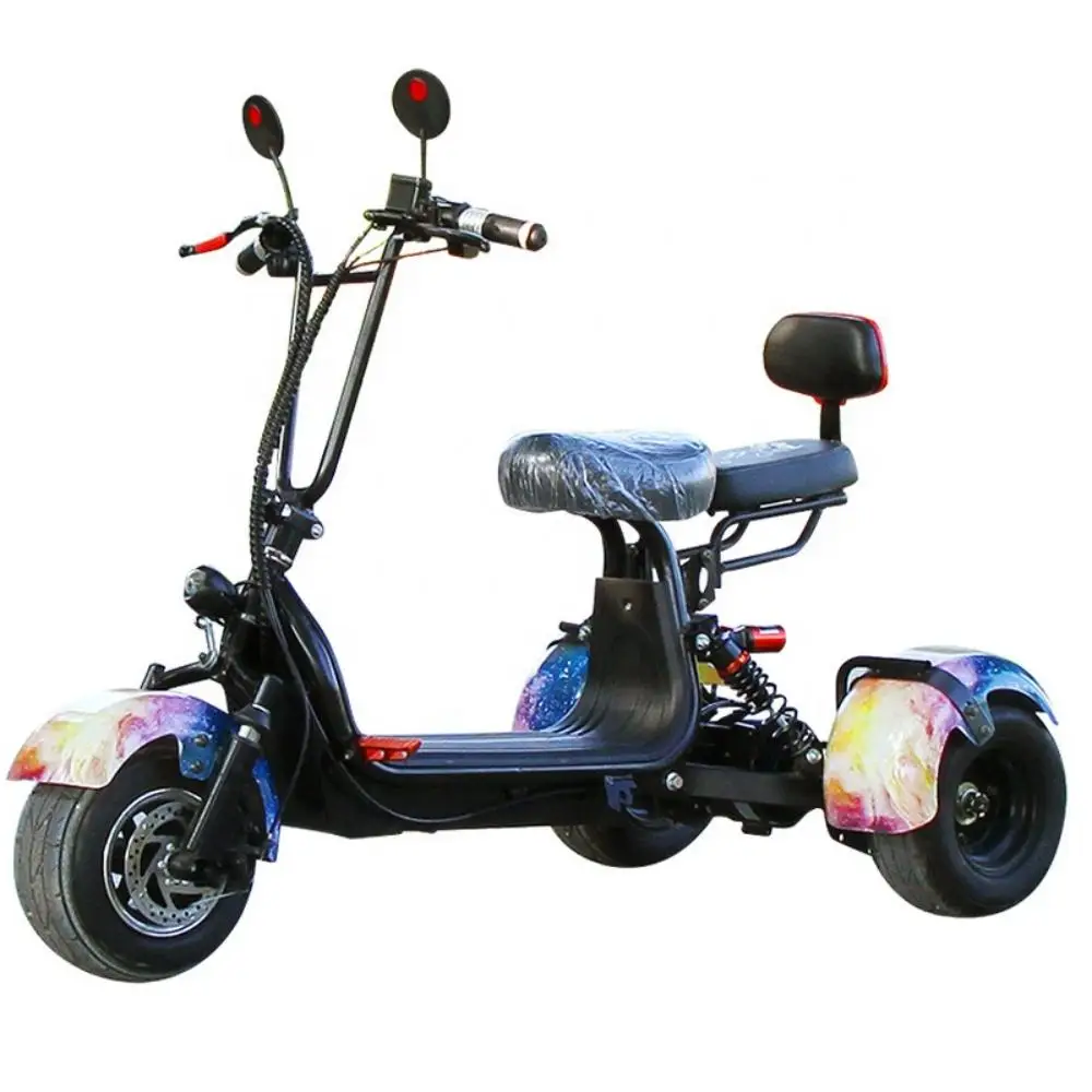 Patinete eléctrico de 3 ruedas para adultos, scooter Popular de diseñador  de Israel, 52mm - AliExpress