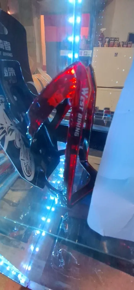 Bicycle Water Bottle Cage Colorful Gradient Secure Ultralight MTB/ROAD photo review