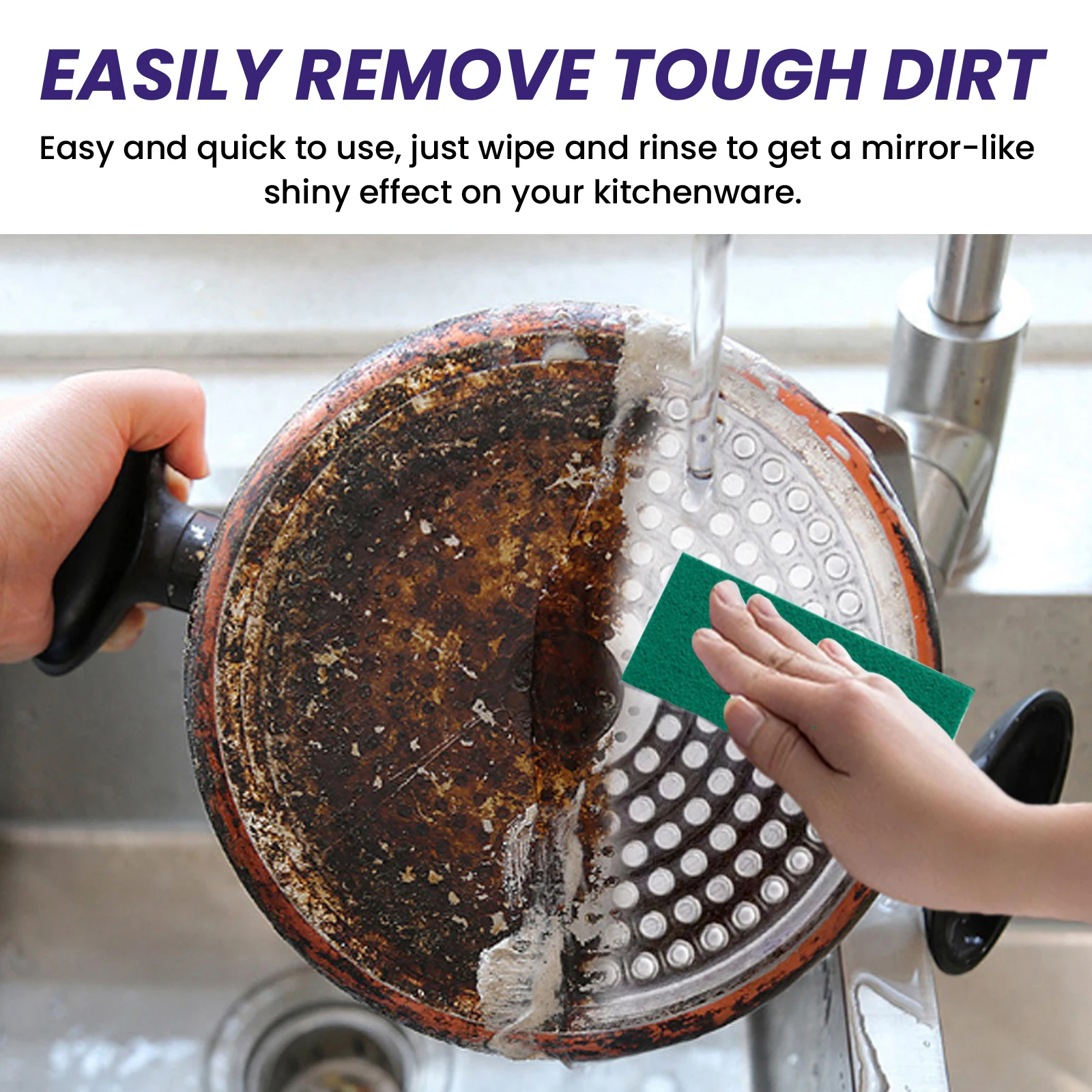 Stainless Steel Cleaning Paste Kitchen Cooktop  Stubborn Stains Rust Clean The Bottom Of The Pan Black Stains Rust Remover