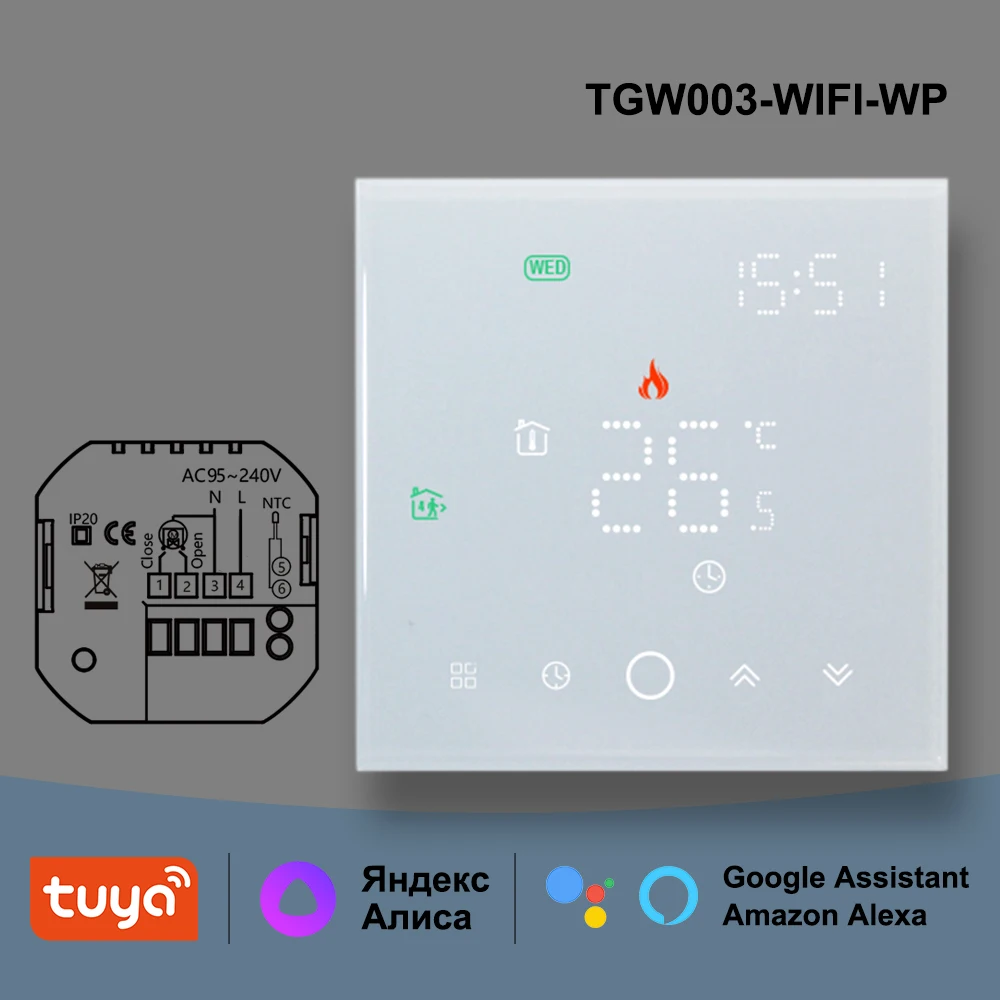 Tuya Smart Life Wifi Thermostat Thermostat - Smart Temperature Control  System - Aliexpress