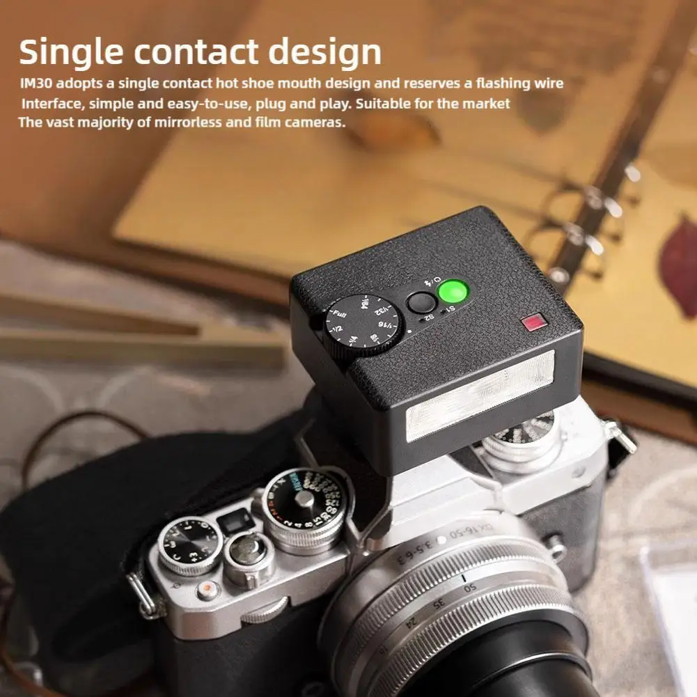 Portable Godox Mini Flash Manual Flash For Various Camera Models Output Levels 1/64 To Full For Godox IFlash Camera Outdoor camera flash mini led video light