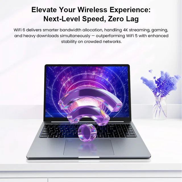 Ordinateur portable portable Ninkear A15 Pro 16 pouces, écran IPS 2,5K 120Hz, AMD Ryzen 5 5500U, pour jeux et bureau, 16 Go DDR4, 1 To SSD, carte graphique AMD Radeon, Windows 11, WiFi6, Bluetooth 5.2, déverrouillage par empreinte digitale, toutes fonctions, USB3.0 Type-C, HDMI, Micro SD, prise audio 3,5 mm 1