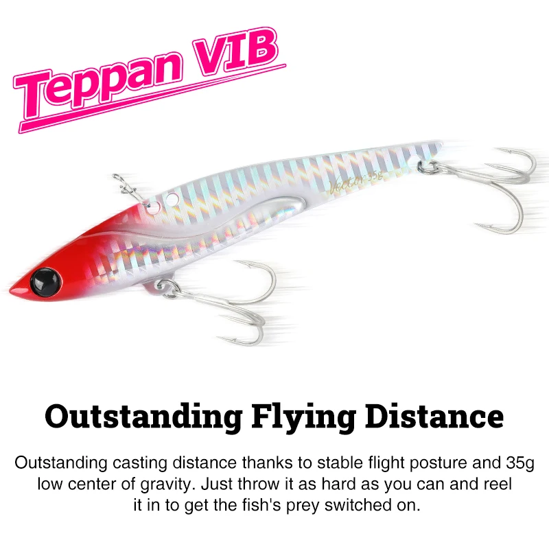 TSURINOYA Ÿ  ݼ VIB, DW38C,   , ݼ ϵ  , Ʈ, 105mm, 35g