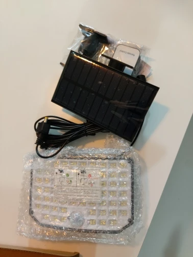 Solar Light Outdoor 328/348 LED Integrated Super Bright Motion Sensor Strong Power IP65 Waterproof 3 Working Modes Garden Wall photo review